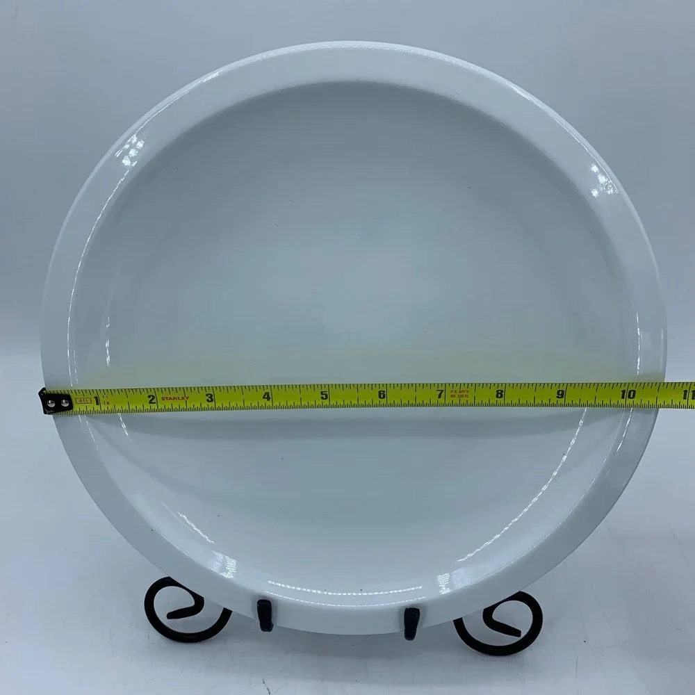 Pottery‎ Barn Suppertime White Ceramic Dinner Plate 10.5